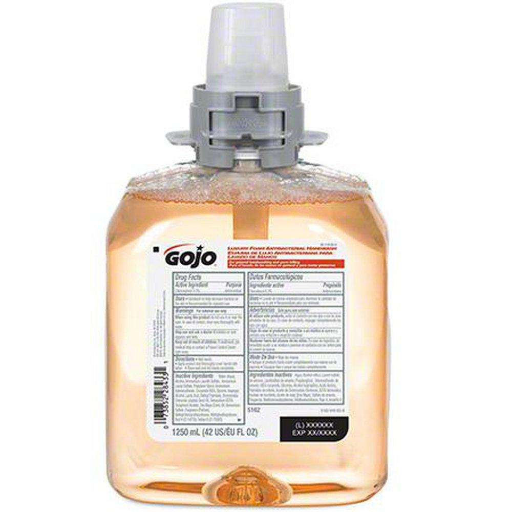 GOJO 5162-04 Luxury 1250mL Foam Hand Soap (Case of 4)