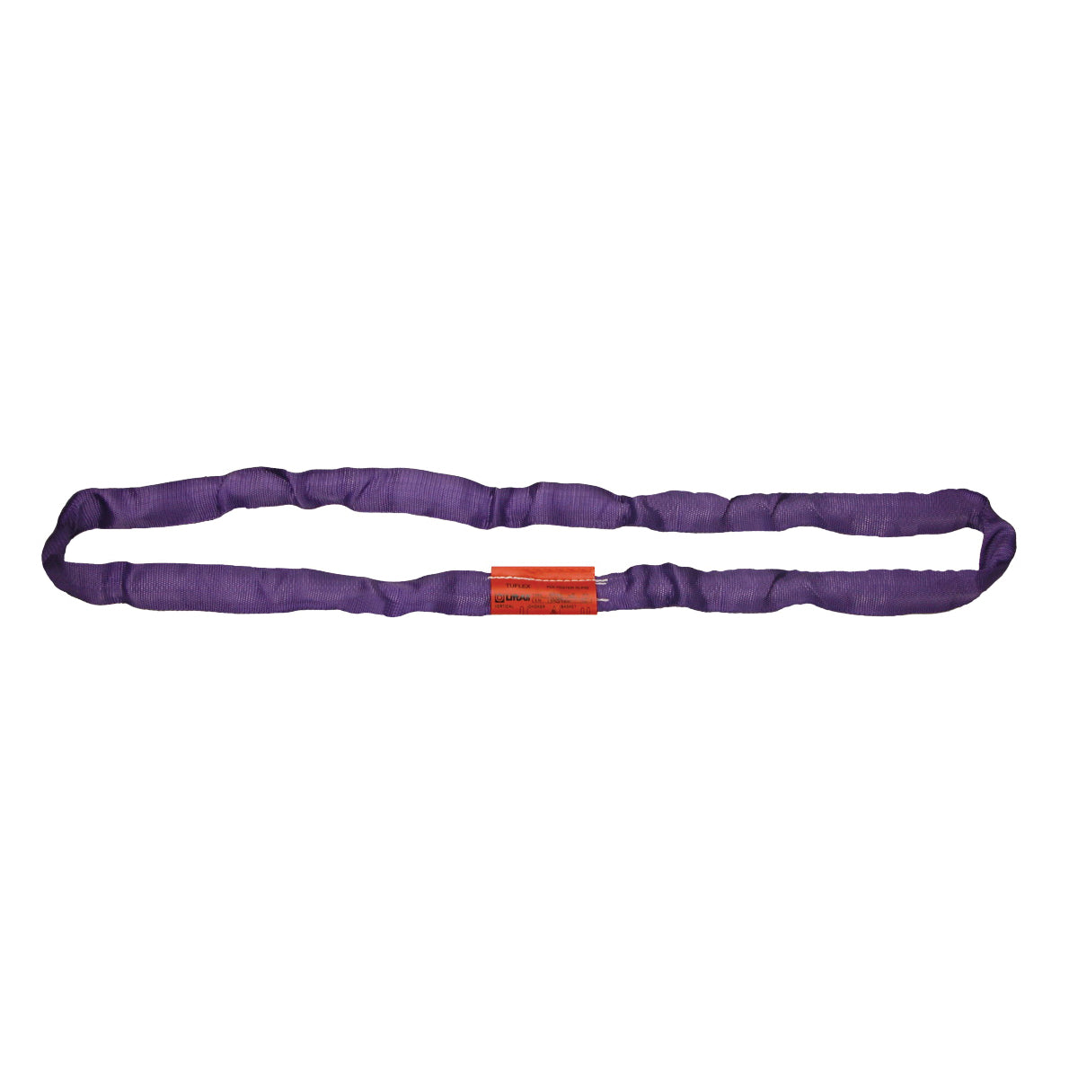 Lift-All EN30X3 Tuflex Endless Round Sling, 3 ft L, 2600 lb, Polyester, Purple