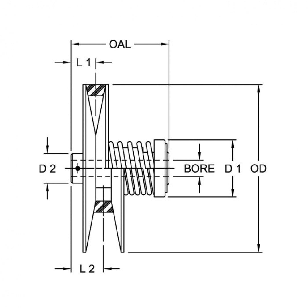 Lovejoy 68514417524 LSC-19-SHAFT COLLAR; Steel Zinc Plated 1.1875 in ID 2.0000 in OD