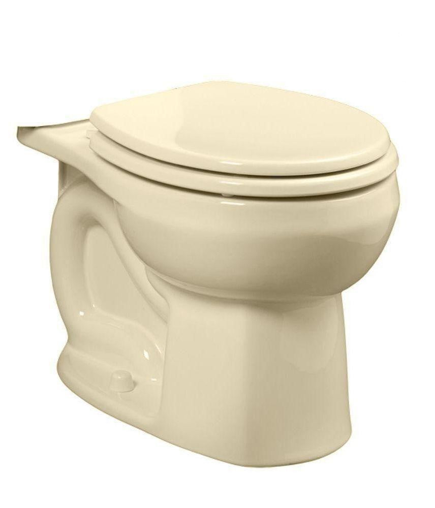 American Standard 3061.001.021 Standard Height Universal Toilet Bowl Only Colony/Evolution 2 Bone Round Front Shape 12 in Rough-In