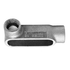 Appleton LL107 Type LL Conduit Outlet Body, 4 in Hub, Form 7, 244 cu-in, Grayloy Iron