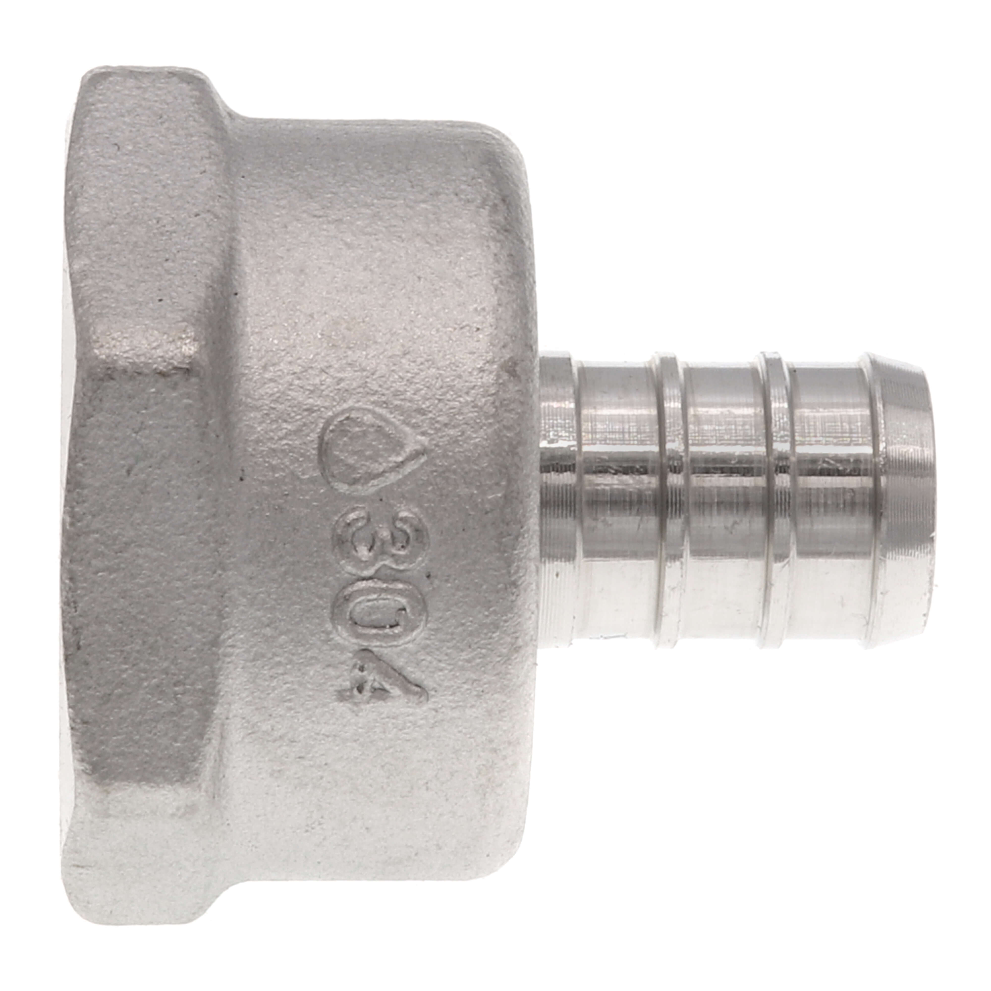 Boshart SSPEX-FA0507 1/2 PEX x 3/4 NPT Stainless Steel Female Adapter