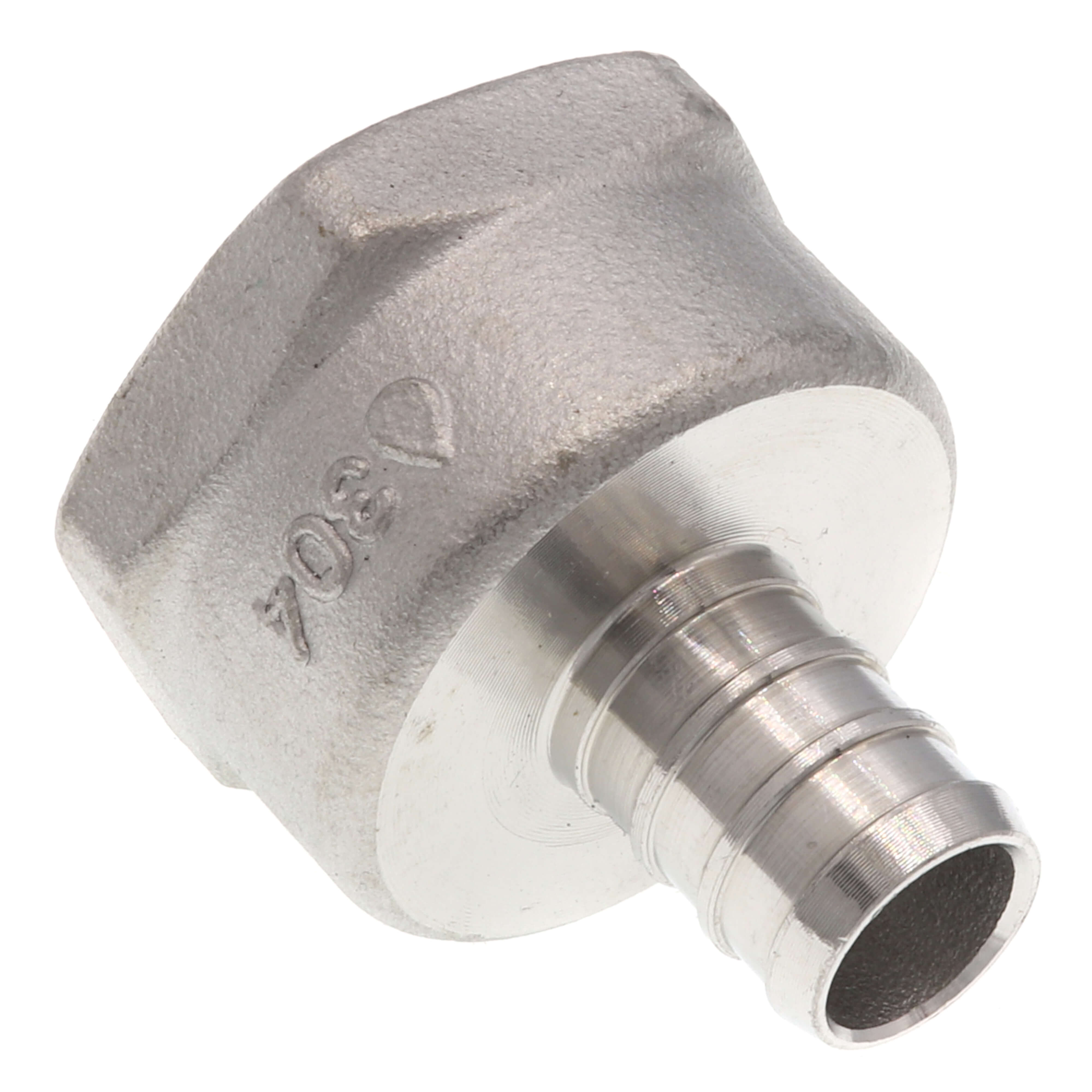 Boshart SSPEX-FA0507 1/2 PEX x 3/4 NPT Stainless Steel Female Adapter