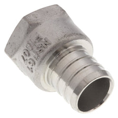 Boshart SSPEX-FA0705 3/4 PEX x 1/2 NPT Stainless Steel Female Adapter