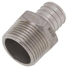 Boshart SSPEX-MA10 1 PEX x 1 NPT Stainless Steel Male Adapter