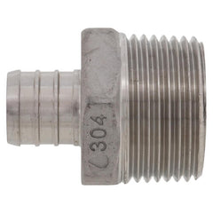 Boshart SSPEX-MA0710 3/4 PEX x 1 NPT Stainless Steel Male Adapter