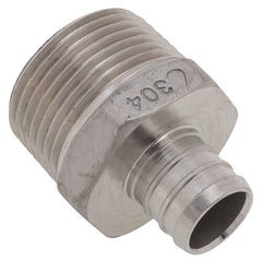 Boshart SSPEX-MA0710 3/4 PEX x 1 NPT Stainless Steel Male Adapter