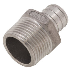 Boshart SSPEX-MA07 3/4 PEX x 3/4 NPT Stainless Steel Male Adapter