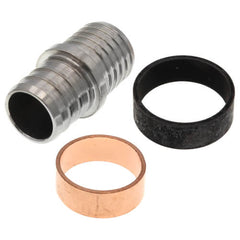 Boshart SSPEX-PBCK07 3/4 PEX x 3/4 Polybutylene Stainless Steel Coupling