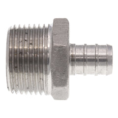 Boshart SSPEX-MA0507 1/2 PEX x 3/4 NPT Stainless Steel Male Adapter