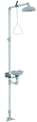 Bradley S19-314EW Halo 26-13/16 in. Eye Wash with Plastic Bowl and Showerhead