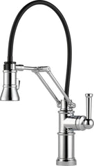 Brizo 63225LF-PC Artesso Single Handle Pull Down Kitchen Faucet in Chrome