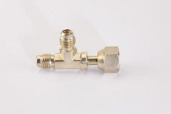 C&D Valve CD9611 1/4 in. Forged Brass Flare Tee