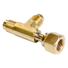 C&D Valve CD9611 1/4 in. Forged Brass Flare Tee