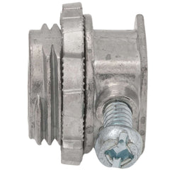 Southwire 130TZ Flexible Conduit Connector, 3/8 In Trade, Die-Cast Zinc