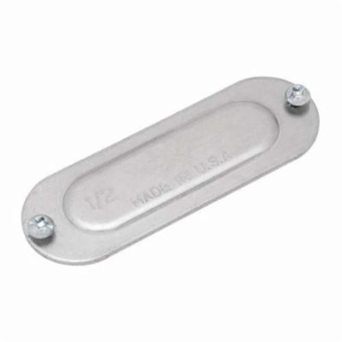 Southwire Company LA-100 Madison Electric LA Series Oval Conduit Body Cover, 1 in Hub, For Use With Aluminum Conduit Body