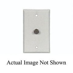 Eaton 1172W Flush Mount Wallplate With Coaxial Adapter Standard Size