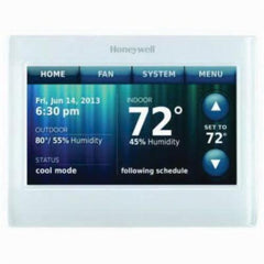 Honeywell TH9320WF5003/U Wi-Fi 9000 Color Touchscreen Thermostat, 7 Day Programmable