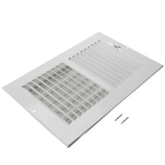 Hart & Cooley 43829 682 Series Sidewall/Ceiling Register, Steel, White