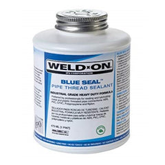 IPS Corporation 87690 Weld-On BLUE SEAL Industrial Grade Pipe Joint Compound With Brush-in Cap Applicator 1 pt Can