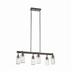 Kichler 43059OZ Braelyn 11-1/4 in. 60W 6-Light Medium Chandelier in Olde Bronze