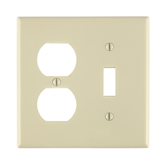 Leviton 80705-T Combination Wallplate Standard Size 2 Gangs