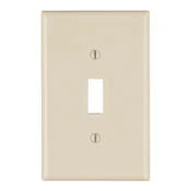 Leviton 80501-T 1-Gang Toggle Device Switch Wallplate Midway Size Thermoset Replacement MPN