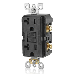 Leviton AFTR2-E SmartlockPro Outlet Branch Circuit Arc-Fault Circuit Interrupter Receptacle 20-Amp 125 Volt Black