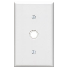 Leviton 88018 Traditional Wallplate Standard Size Thermoset White