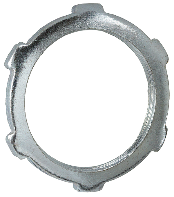 L.H. Dottie LN350 Lock Nut Steel 3-1/2 in Zinc Plated Finish