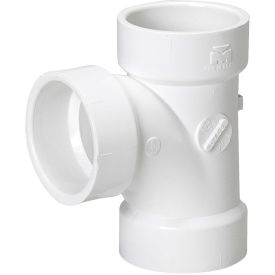 Mueller 05754 Streamline Sanitary Tee 3 in Hub SCH 40/STD PVC