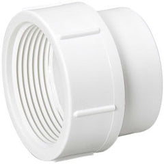 Mueller 05922 Streamline Cleanout Adapter, 1-1/2 in, Spigot x FNPT, SCH 40/STD, PVC