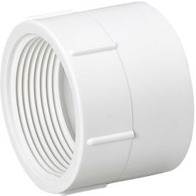 Mueller 05869 Streamline Pipe Adapter 3 in FNPT x Hub SCH 40/STD PVC