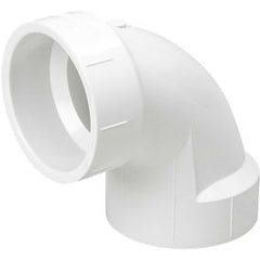 Mueller 05879 Streamline 90 deg Pipe Elbow, 4 in, Hub, SCH 40/STD, PVC