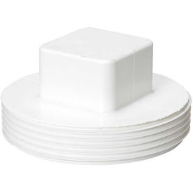 Mueller 05938 Streamline Cleanout Plug, 1-1/2 in, MNPT, SCH 40/STD, PVC