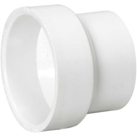 Mueller 05948 Streamline Pipe Increaser/Reducer, 2 x 1-1/2 in, Hub, SCH 40/STD, PVC