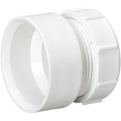 Mueller 06384 Streamline Trap Adapter, 1-1/2 x 1-1/4 in, Hub x Slip Joint, SCH 40/STD, PVC