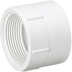 Mueller 06396 Streamline Pipe Adapter, 4 in, FNPT x Hub, SCH 40/STD, PVC