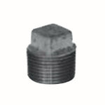 B&K 521-806 Square Head Pipe Plug, 1-1/4 In, NPT, 150 lb, Malleable Iron, Black Oxide