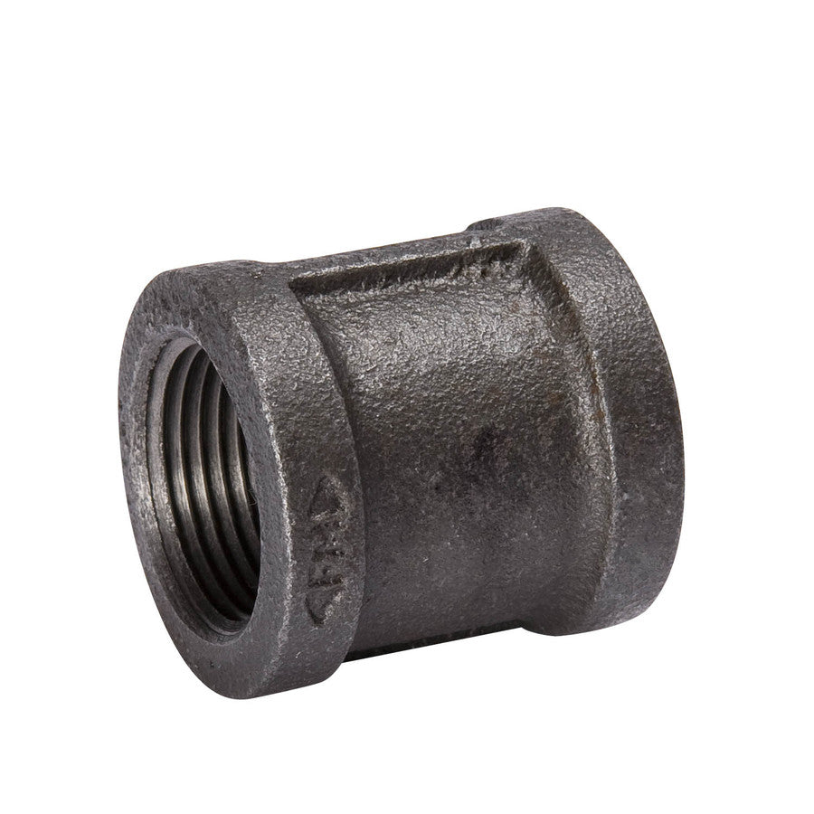 B&K 521-207 Pipe Coupling, 1-1/2 in, NPT, 150 lb, Malleable Iron, Black Oxide