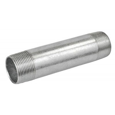 B&K 564-120 Pipe Nipple, 3/4 in x 12 in L NPT, Carbon Steel, Galvanized, SCH 40/STD