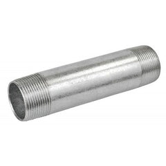 B&K 563-060 Pipe Nipple, 1/2 in x 6 in L NPT, Carbon Steel, Galvanized, SCH 40/STD