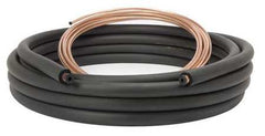 Mueller 61480500C Straight End Standard Line Set, 3/8 in Liquid Line x 7/8 in Suction Line, 50 ft L, 3/8 in Insulation THK