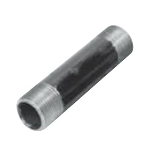 B&K 587-080 Southland Pipe Nipple, 1-1/2 in x 8 in L NPT, Carbon Steel, Black Oxide, SCH 40/STD, Welded