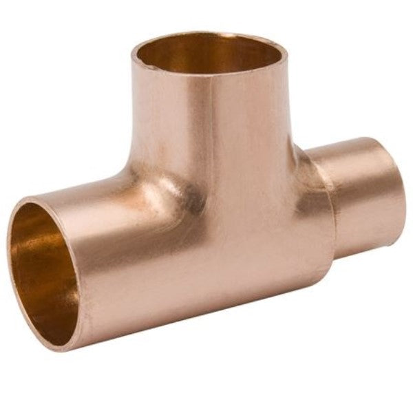 Mueller WB04041 Reducing Tee, 3/4 x 1/2 x 3/4 in