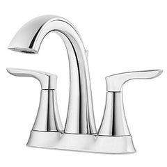 Pfister LG48-WR0C Centerset Lavatory Faucet, 1.2 gpm Flow Rate, PVD Polished Chrome