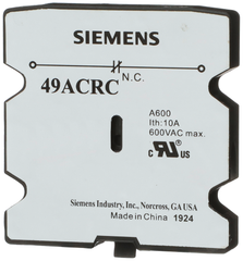 Siemens 49ACRC Aux Switch DP, 1NC, 30 to 60 A