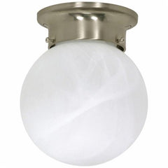 SATCO 60-257 NUVO by SATCO Ball Utility Ceiling Light 1 A19 Incandescent Lamp 120 VAC