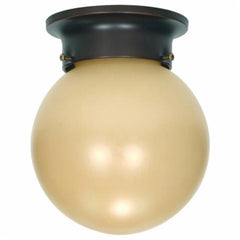 SATCO 60-1279 Ball Transitional Twist Lock Ceiling Light 1 A19 Incandescent Lamp 120 VAC