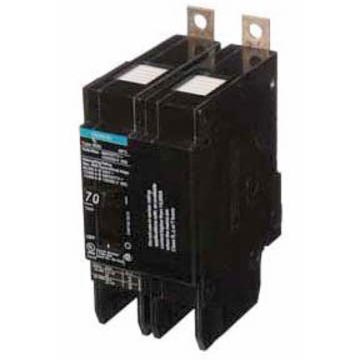 Siemens BQD270 2-Pole 70 Amp 480 VAC 14 kA Circuit Breaker